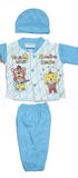 Product Name*: 3 Pcs New Born Baby Boy Suits - Pack Of 3