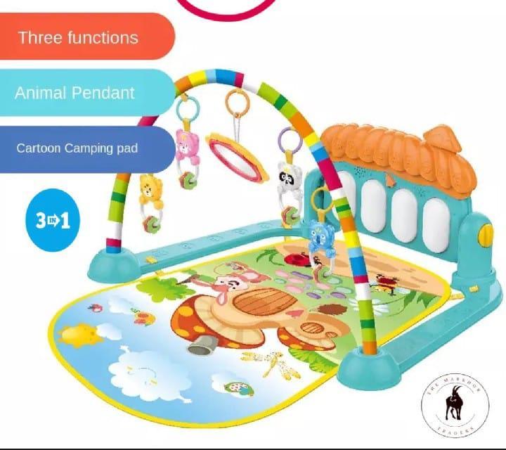 : Double Sided Multicolor Play Mat - Perfect for Kids' Playtime