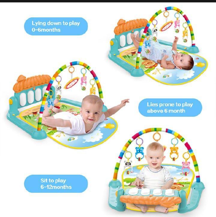 : Double Sided Multicolor Play Mat - Perfect for Kids' Playtime